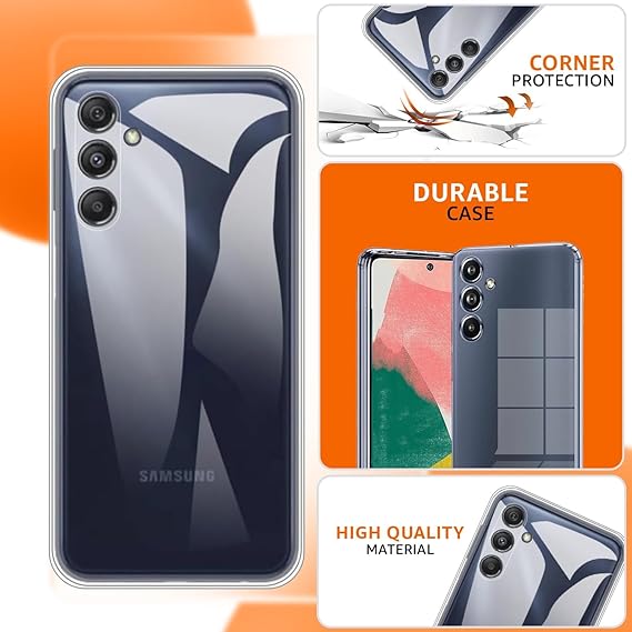 Ultra Clear Soft Silicone Back Case for Samsung M34 5G/F34 5G