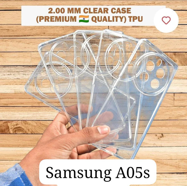 Crystal Clear Design, slim and transparent back cover for SAMSUNG GALAXY A50s