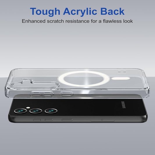 Back Case Cover for Samsung Galaxy S24 FE 5G | Scratch-Resistant Clear Back Cover